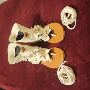 Boho ankle strappy sandals